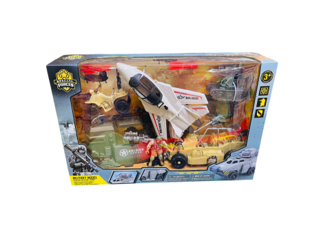 مجموعه العده الحربيه مع طائره