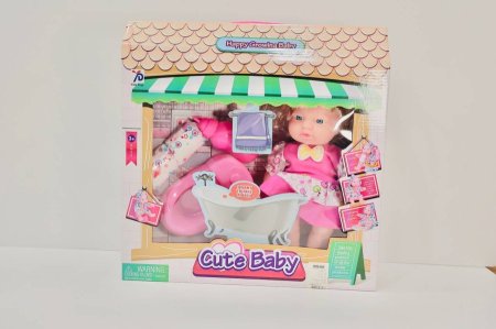 عروسة الدُمية "Cute Baby" مع أدوات الحمام