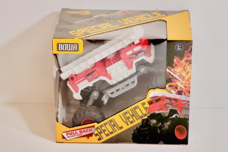 سيارة الإطفاء "Pull Back Alloy Fire Truck"
