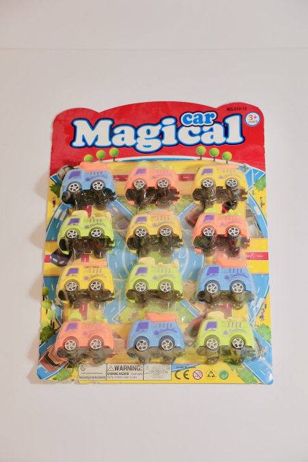 مجموعة سيارات "Magical Car" للأطفال – 12 سيارة