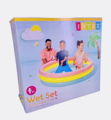 مسبح أطفال "Intex Wet Set Pool 1.47m × 33cm"