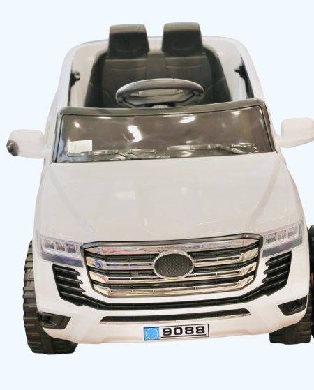 سيارة أطفال " Land Cruiser " White Luxury Ride 12V