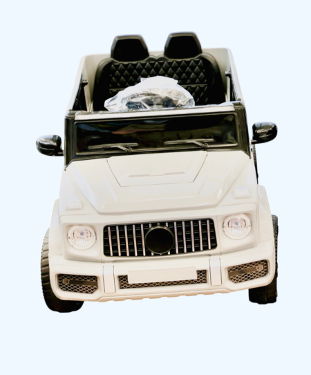 سيارة أطفال "G-Class- Luxury White Ride"12V