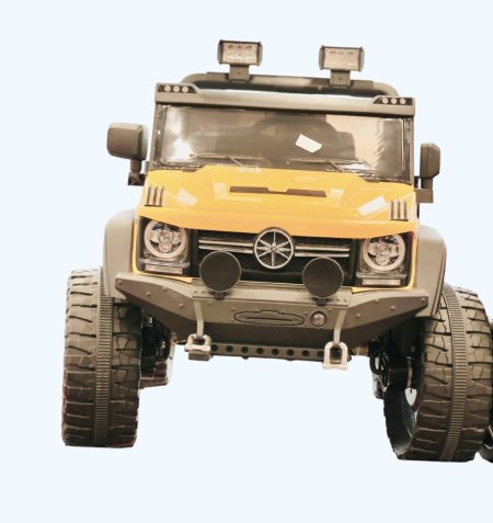 سيارة أطفال "Yellow Off-Road Jeep 12V"