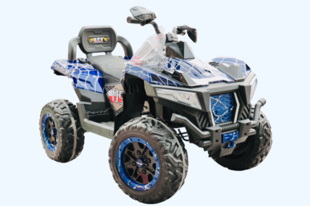 سيارة  تركترون أطفال "Blue Spider ATV 12V"