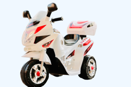 دراجة أطفال "White & Red Speed Moto 6V"