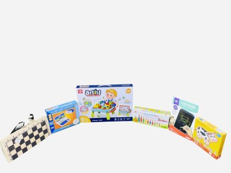 العرض الخامس : 🎓🎉 *بوكس ترفيهي تعليمي بـ119 شيكل فقط!*   6 قطع بتجمع بين اللعب والفائدة 🧠💥