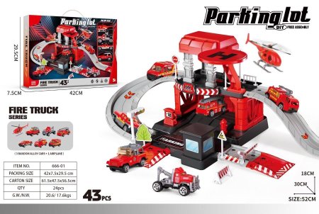 PARKING FIRE TRUCK